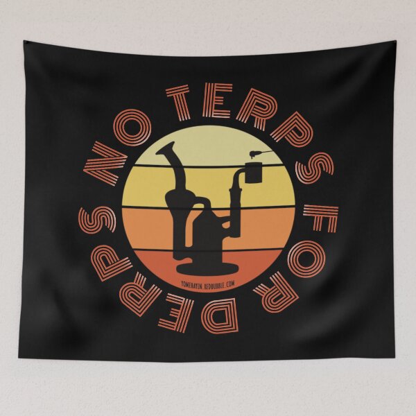 Item preview, Retro Vintage Sunset Orange Dab Rig-No Terps for derps designed and sold by YomeHayin.