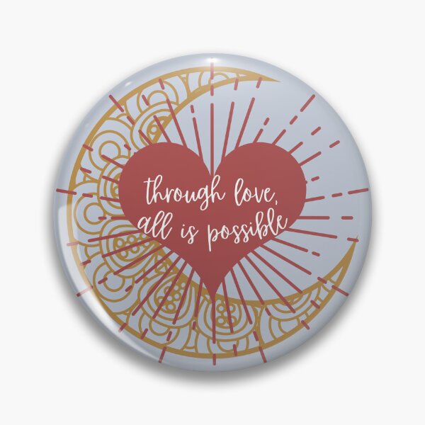 Item preview, Through Love, All Is Possible, Crescent City, Crescent City Sticker, Crescent City Merch, Bryce Quinlan, Hunt Athalar, Crescent City Book designed and sold by AshRiverCo.