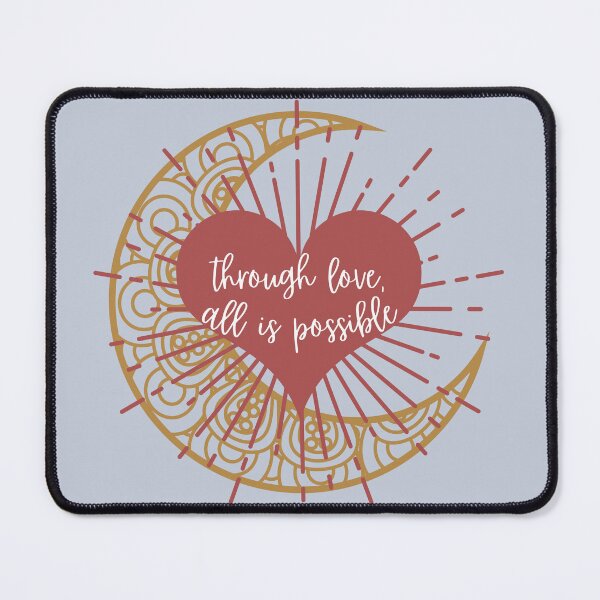 Item preview, Through Love, All Is Possible, Crescent City, Crescent City Sticker, Crescent City Merch, Bryce Quinlan, Hunt Athalar, Crescent City Book designed and sold by AshRiverCo.