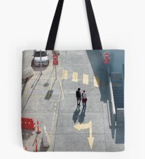 pedestrian crossing Tote Bag