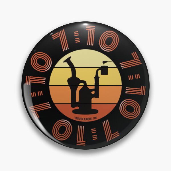 Item preview, Retro Vintage Sunset Orange Dab Rig-710 designed and sold by YomeHayin.