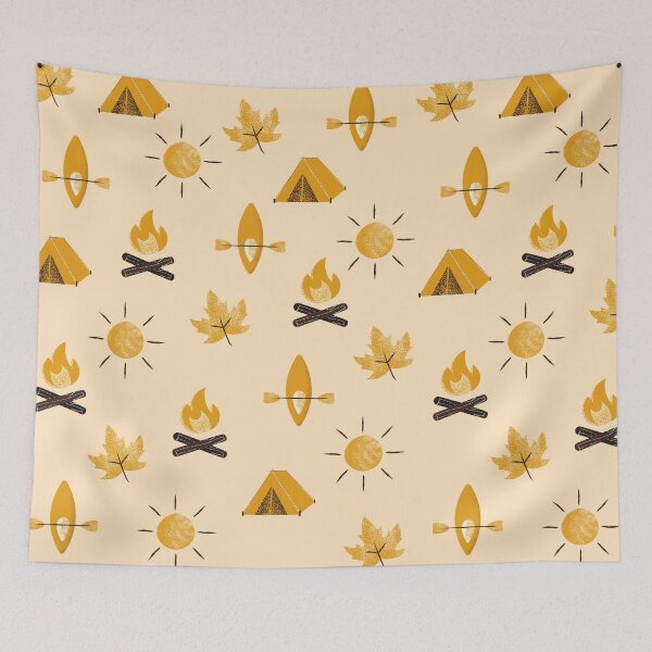 Item preview, Fall Camping Pattern designed and sold by arineliza1997.