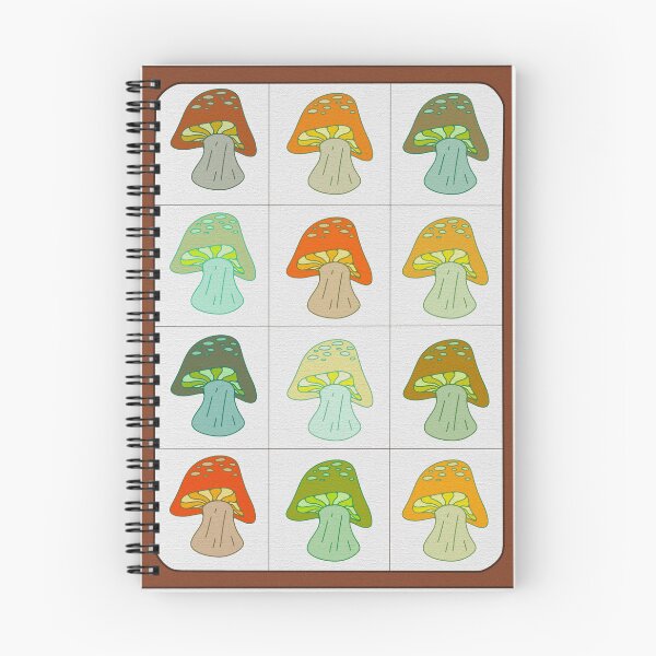 Item preview, Multi Colored Mushroom Checkerboard Illustration designed and sold by BlochHauss.