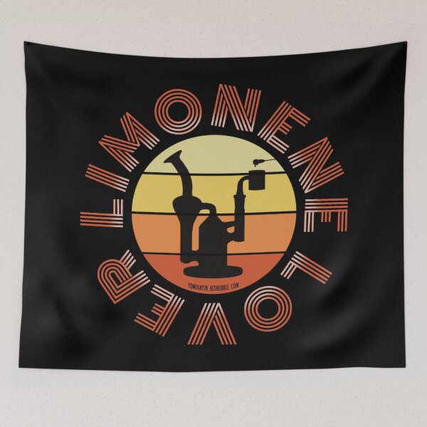 Item preview, Retro Vintage Sunset Orange Dab Rig-Limonene lover  designed and sold by YomeHayin.