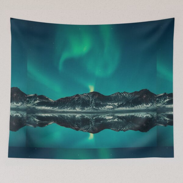 Item preview, Skyfall, Melting Northern Lights Spiral designed and sold by CAT-LUVERS.