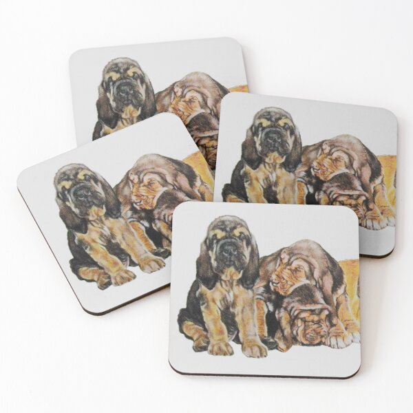 Item preview, Bloodhound Puppies designed and sold by BarbBarcikKeith.
