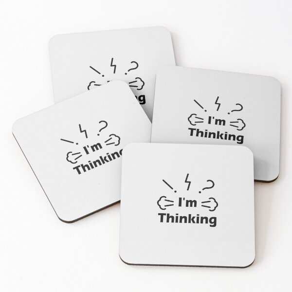 Item preview, Im Thinking  #White designed and sold by SalaheddineB.
