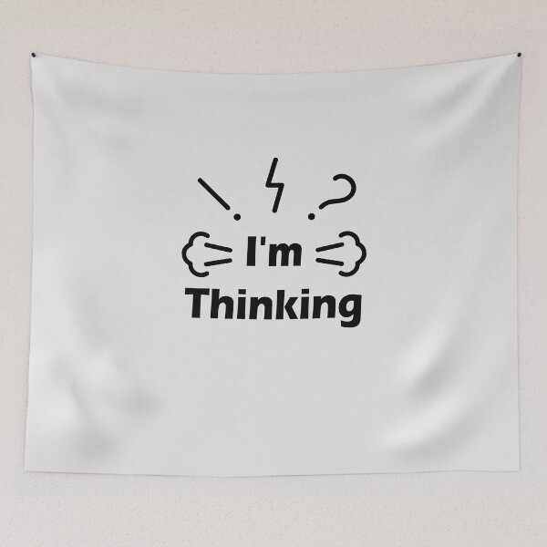 Item preview, Im Thinking  #White designed and sold by SalaheddineB.