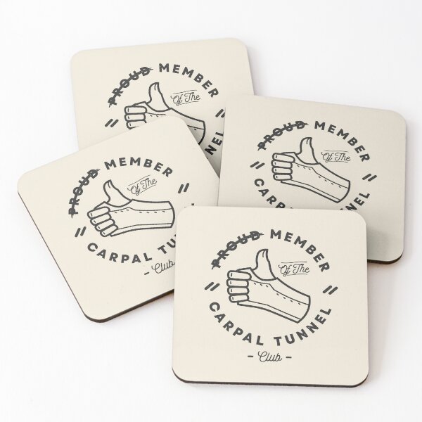 Item preview, Carpal Tunnel Club designed and sold by bresquilla.