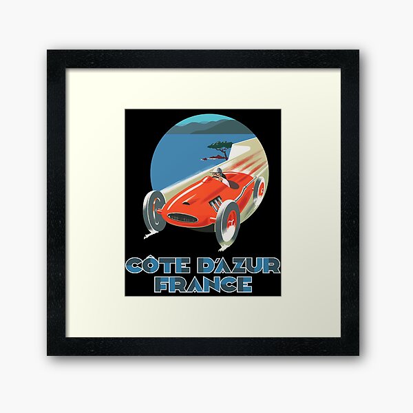 Item preview, Cote d'azur France vintage french poster designed and sold by arkantus.