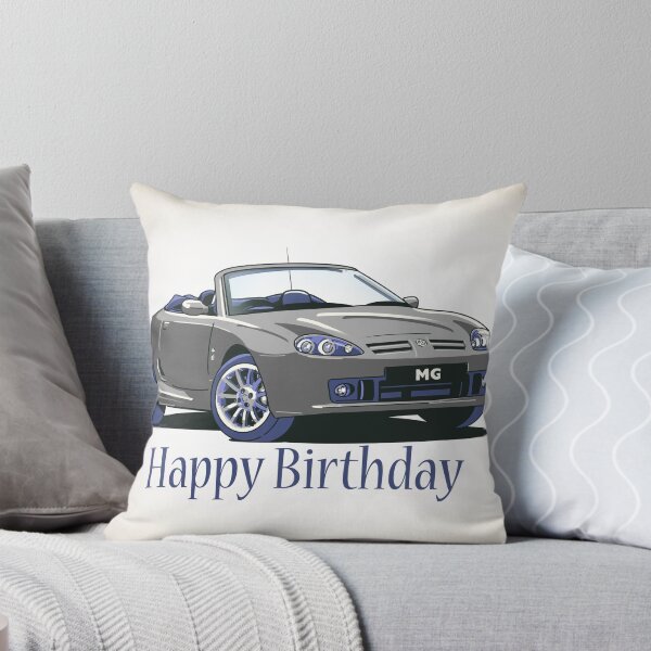 Item preview, XPower Grey MG TF Car Birthday Card designed and sold by Webazoot Industries - Car Art.