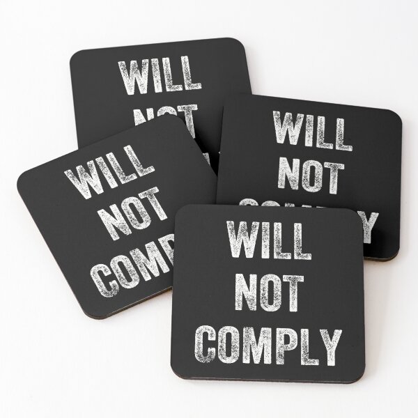 Item preview, Will Not Comply Vintage designed and sold by MiJeDesigns.