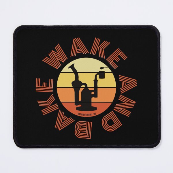 Item preview, Retro Vintage Sunset Orange Dab Rig-Wake and bake designed and sold by YomeHayin.