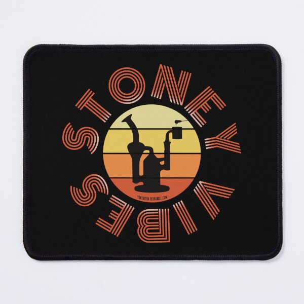 Item preview, Retro Vintage Sunset Orange Dab Rig-Stoney vibes designed and sold by YomeHayin.