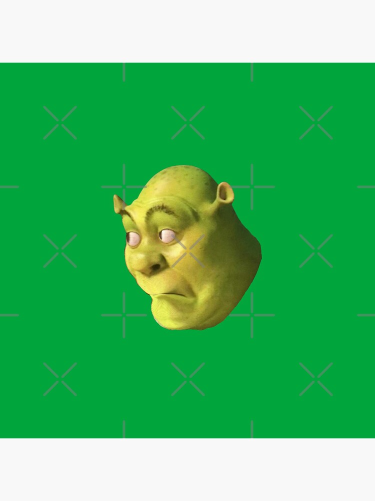 Shrek Meme Face Enamel Pin