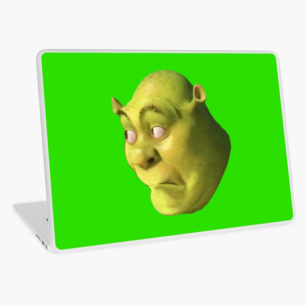 Derp Shrek meme | Laptop Skin