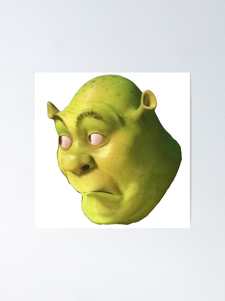 Shrek Funny 'WTF' Face Meme | Greeting Card