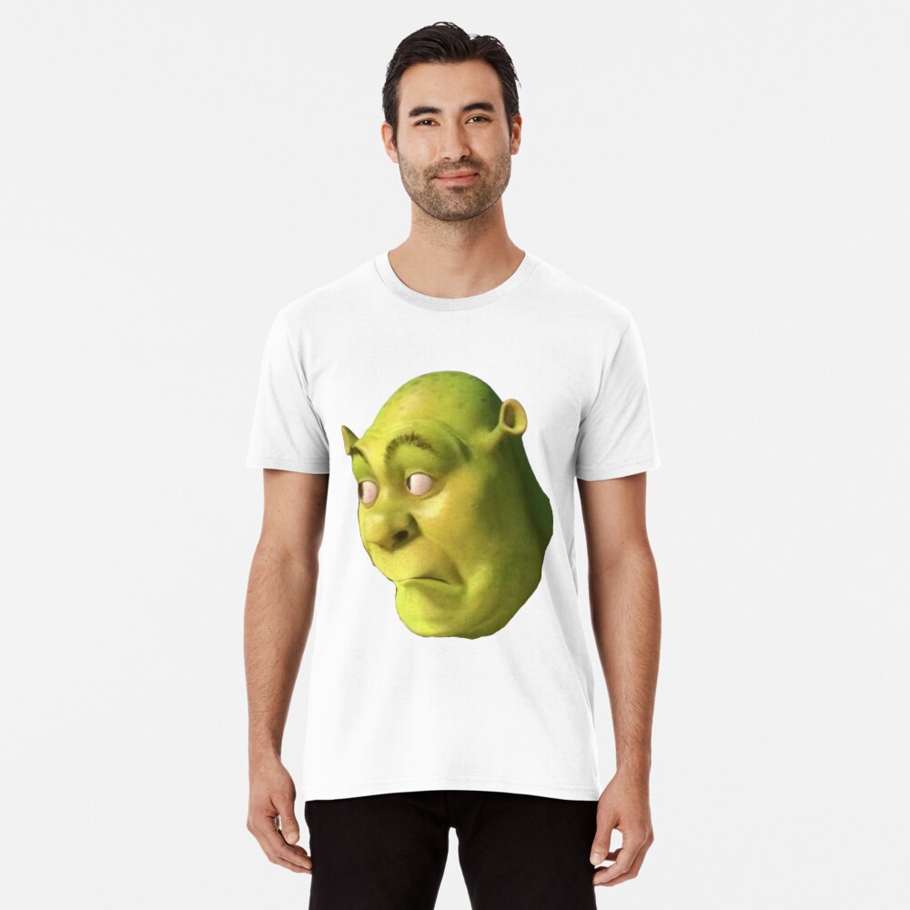 Funny Confused Shrek Meme T-shirt Classic Meme Inspired by 