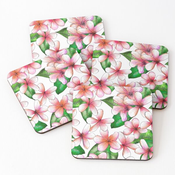 Item preview, Tropical Frangipanis designed and sold by Traceofcolour.