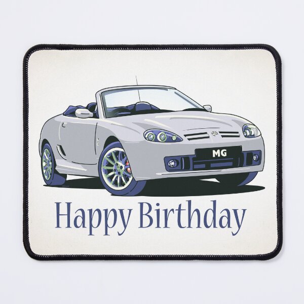 Item preview, Silver MG TF Car Birthday Card designed and sold by Webazoot Industries - Car Art.