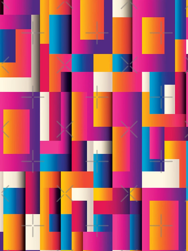 Thumbnail 4 of 4, Samsung Galaxy Phone Case, Color Combination Pattern, Retro Abstract Multi Color Pattern designed and sold by Mr-true-design.