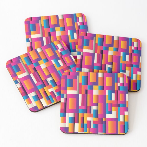 Item preview, Color Combination Pattern, Retro Abstract Multi Color Pattern designed and sold by Mr-true-design.