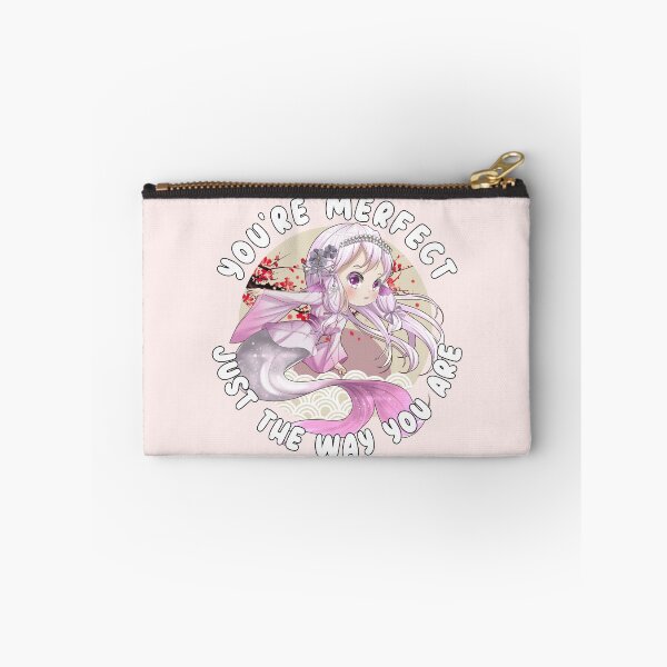 Aperçu de l'œuvre ALBINO MERMAID ♥ Tu es parfait comme tu es (mignonne sirène chibi) créée et vendue par TheMagicCrafter.