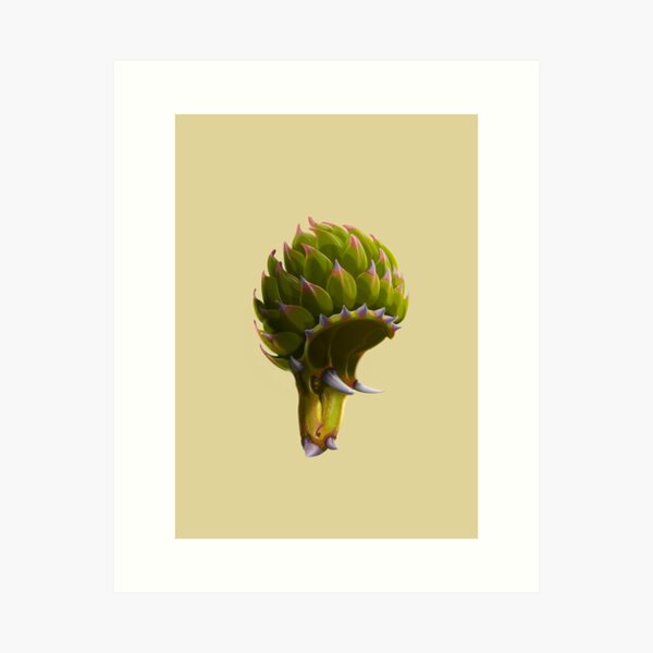 Tricerato Art Print