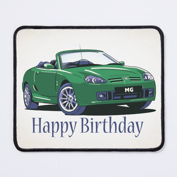 Item preview, Green MG TF Car Birthday Card designed and sold by Webazoot Industries - Car Art.