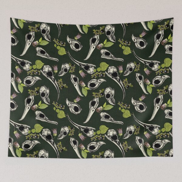 Item preview, Bird skulls and belladonna designed and sold by Chaosclanhq.