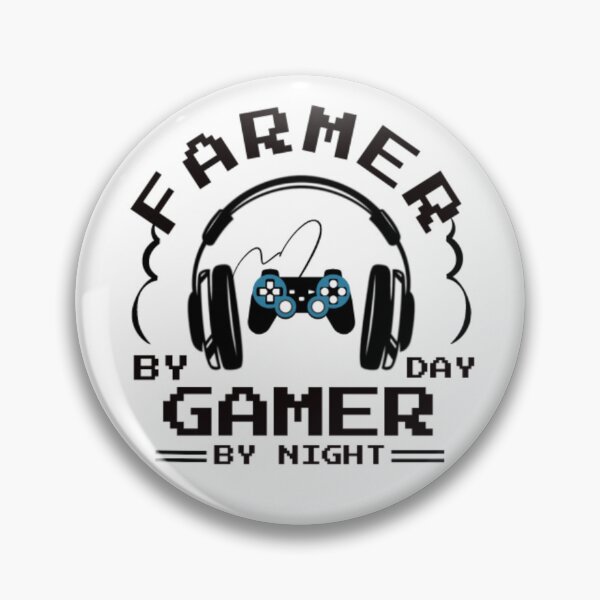 Item preview, farmer by day gamer by night,printing near me designed and sold by FASHIONMED49.