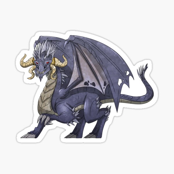 Ancient Black Dragon Sticker
