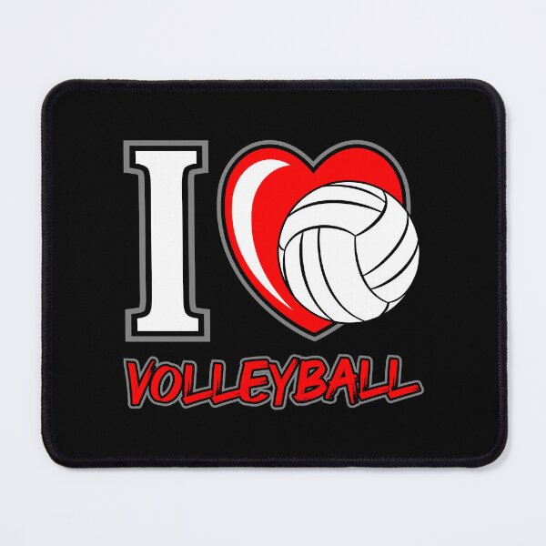 Item preview, I love Volleyball - Volleyball sayings, slogans, and athletics quotes designed and sold by bluehatgraphics.