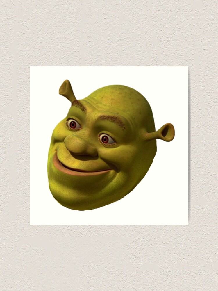 Screaming Shrek  Art Board Print for Sale by SunnyMoonCrafts