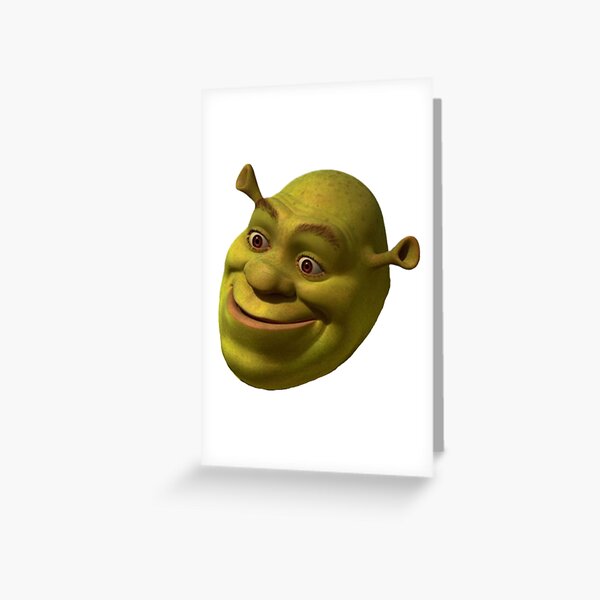 Shrek Face Meme | Greeting Card