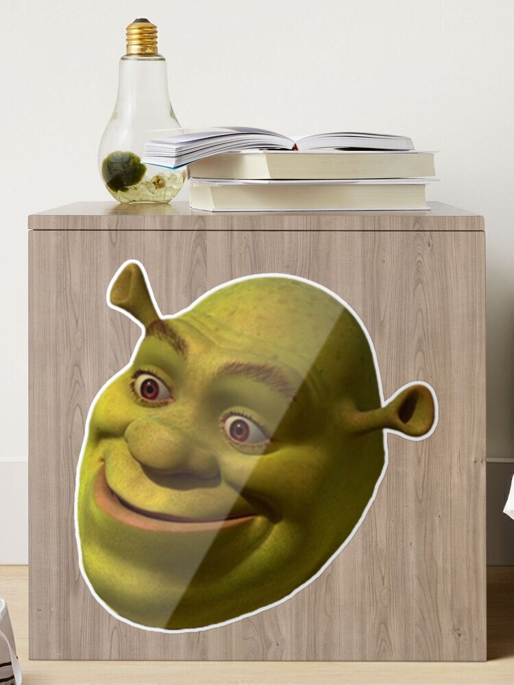 Shrek Funny 'WTF' Face Meme Photographic Print for Sale by AngelRoot