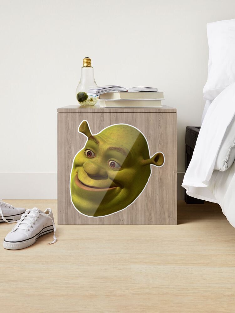 Custom Shrek Funny Wtf Face Meme Legging By Cm-arts - Artistshot