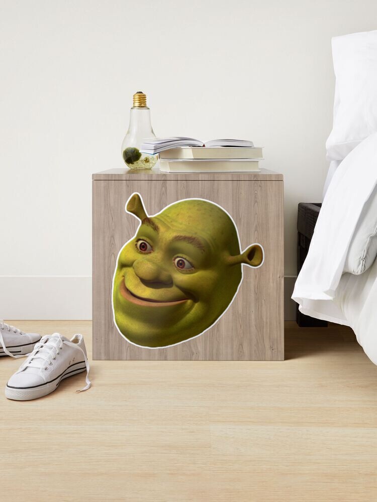 Custom Shrek Funny Wtf Face Meme Legging By Cm-arts - Artistshot