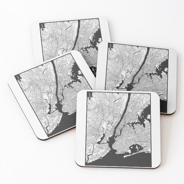 Item preview, New York City Map white background designed and sold by SHIT! CLOTHING.