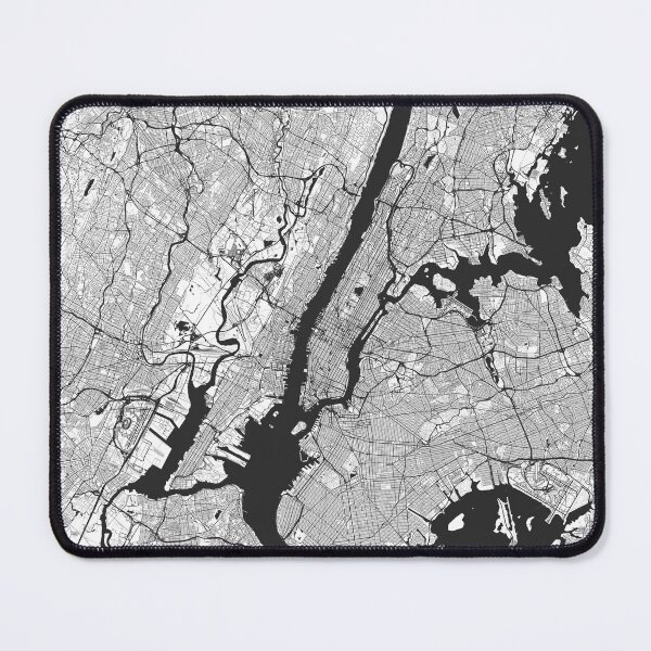 Item preview, New York City Map white background designed and sold by SHIT! CLOTHING.