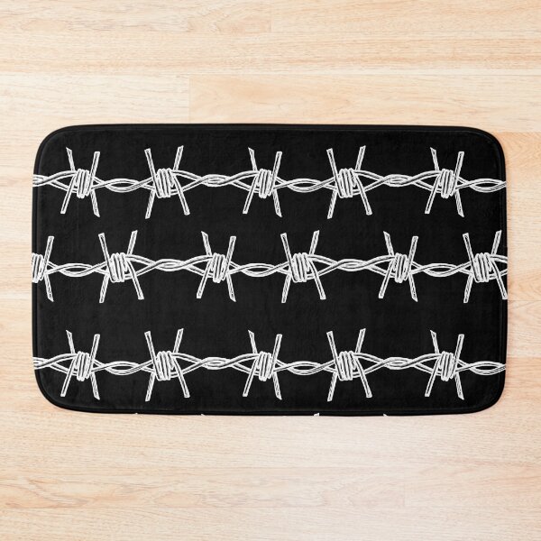Item preview, Monochrome barbed wire designed and sold by Chaosclanhq.