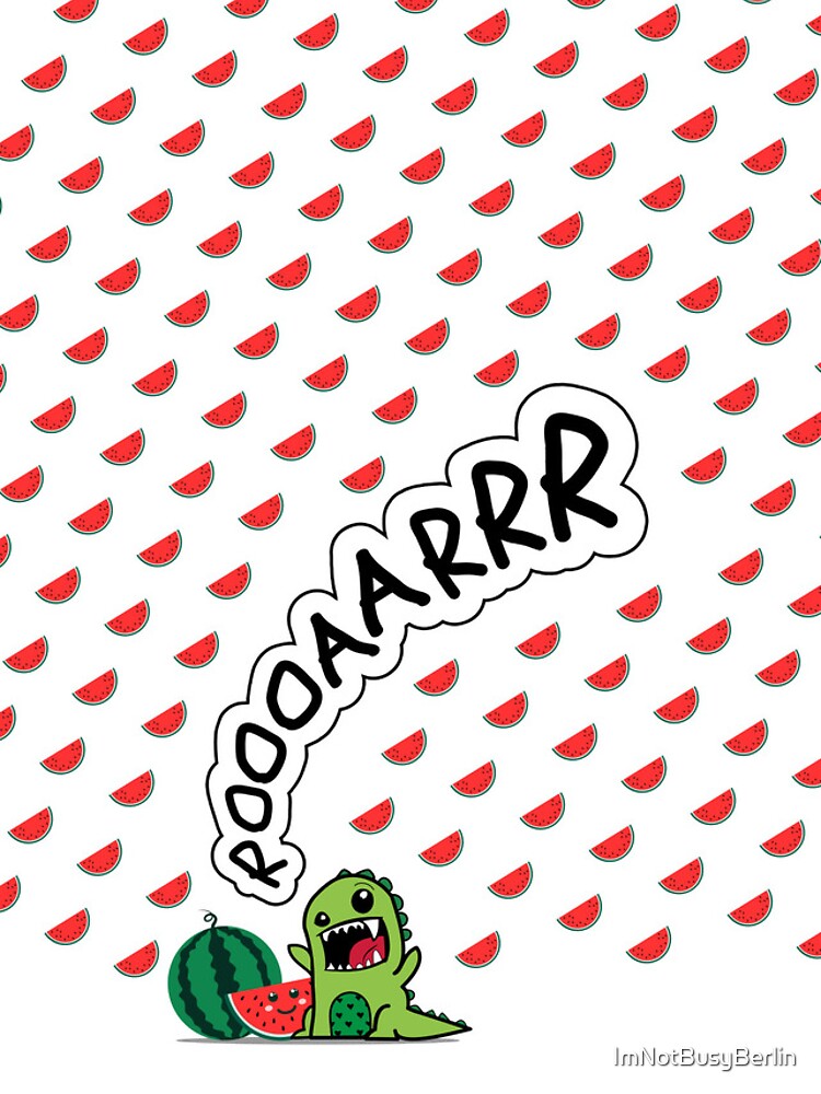 Thumbnail 4 von 4, iPhone-Hülle, Kleiner grüner drache mit Wassermelonen, ROOOAAR designt und verkauft von ImNotBusyBerlin.