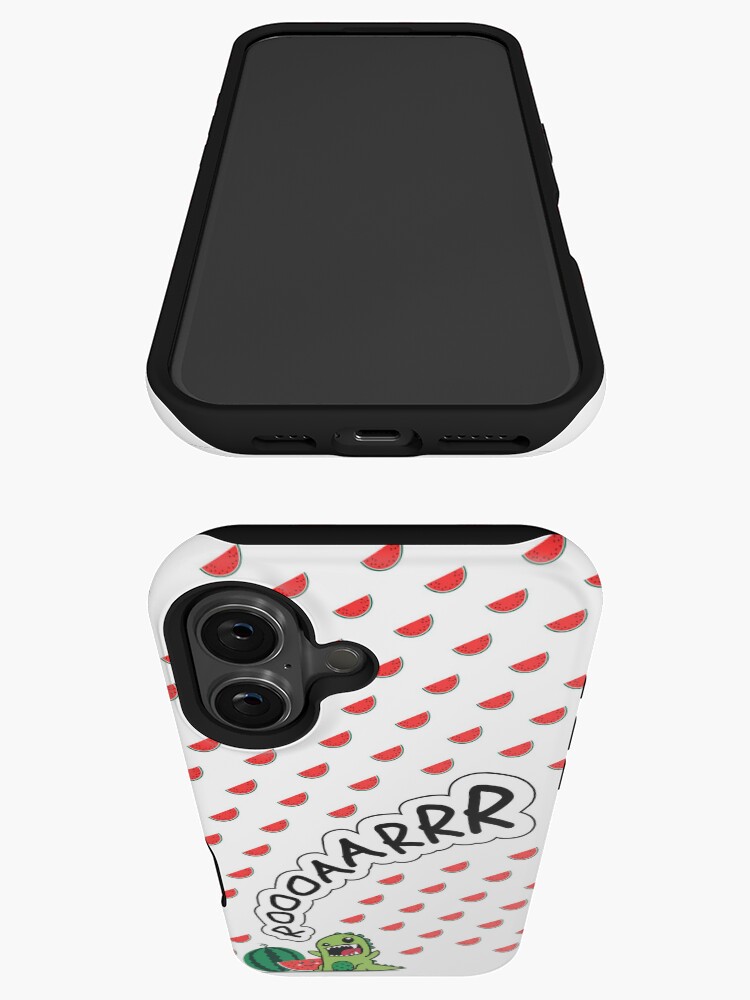Thumbnail 3 von 4, iPhone-Hülle, Kleiner grüner drache mit Wassermelonen, ROOOAAR designt und verkauft von ImNotBusyBerlin.