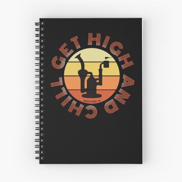 Item preview, Retro Vintage Sunset Orange Dab Rig-Get high and chill designed and sold by YomeHayin.