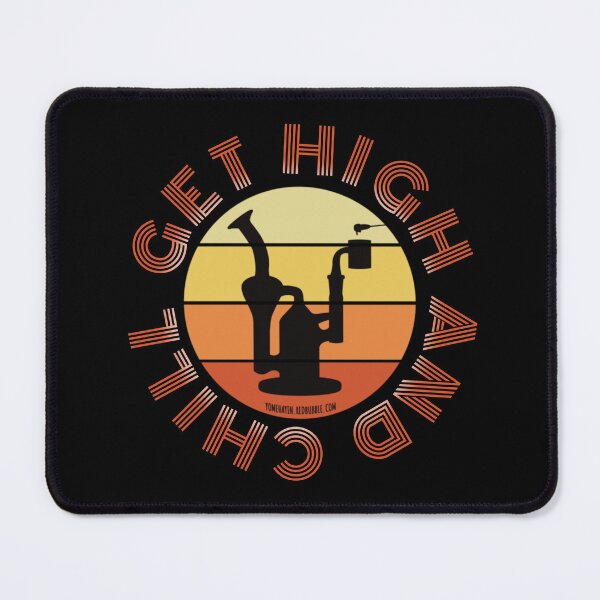 Item preview, Retro Vintage Sunset Orange Dab Rig-Get high and chill designed and sold by YomeHayin.