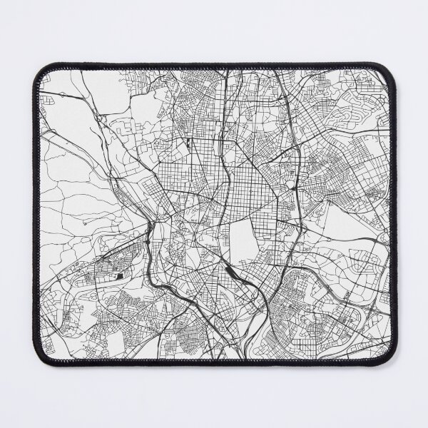 Item preview, Madrid city map white background designed and sold by SHIT! CLOTHING.