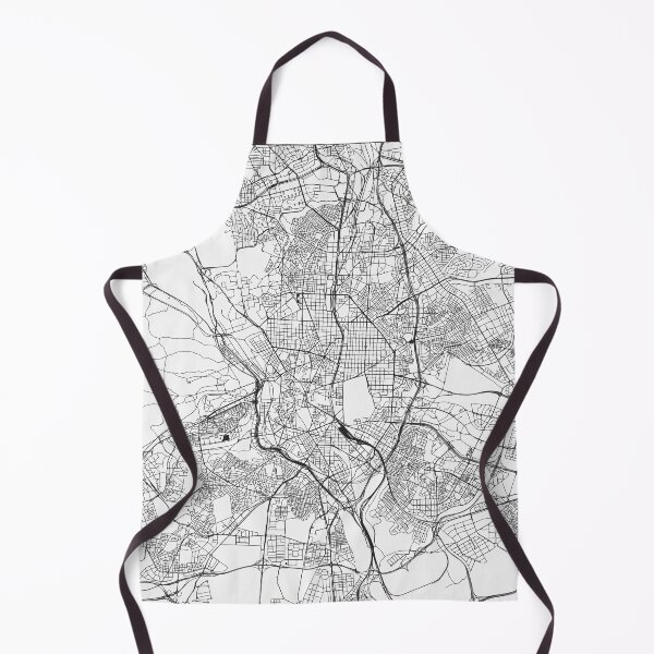 Item preview, Madrid city map white background designed and sold by SHIT! CLOTHING.