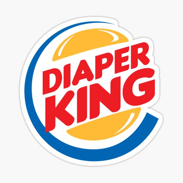 Item preview, King of Diapers designed and sold by DWaffleDesigns.