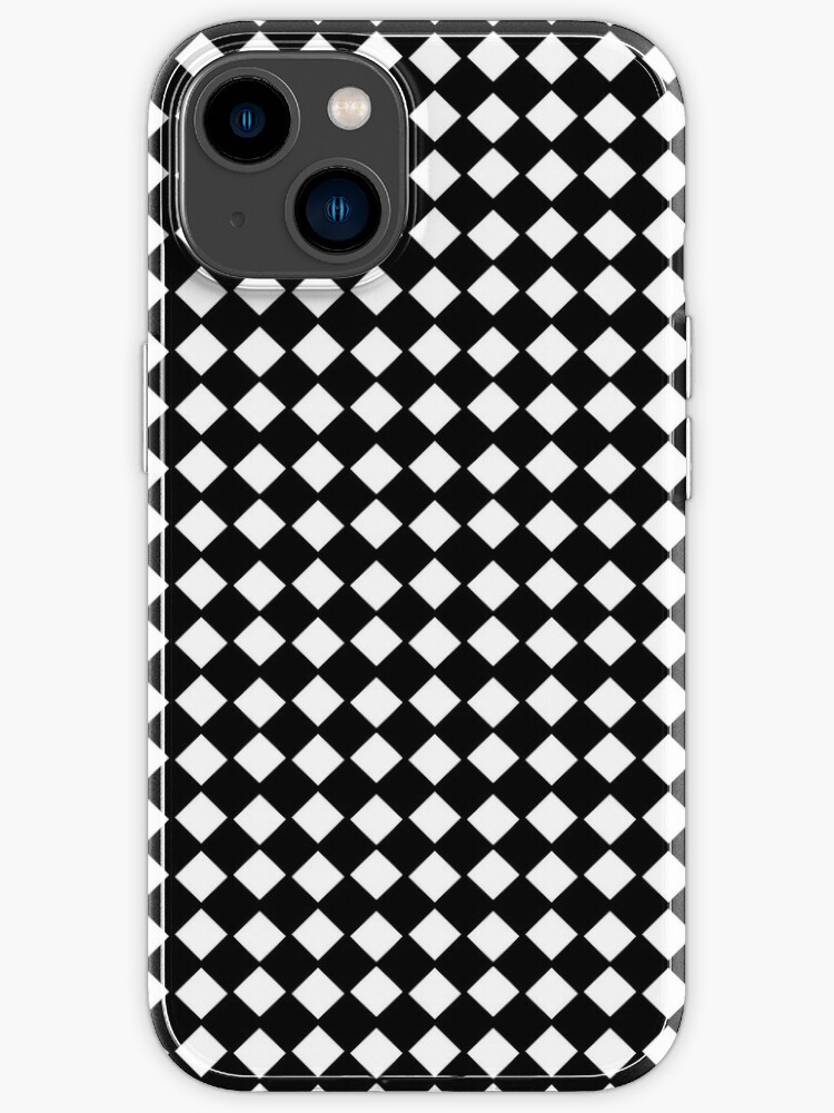 Small Checkered - White and Linen iPhone Case by CheckeredAndDiamonds