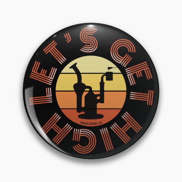 Item preview, Retro Vintage Sunset Orange Dab Rig-Lets get high designed and sold by YomeHayin.